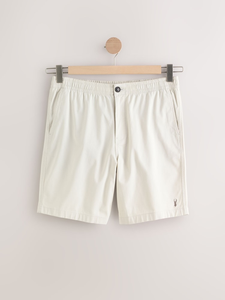 Ecru Elasticated Waist Chino Shorts - Image 7 of 12