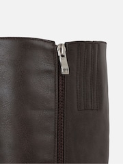Simmi London Brown Brian Knee High Chunky Boots - Image 4 of 4