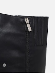Simmi London Black Brian Knee High Chunky Boots - Image 3 of 4