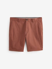 Rust Red Slim Fit Stretch Chinos Shorts - Image 6 of 9