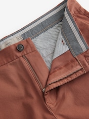 Rust Red Slim Fit Stretch Chinos Shorts - Image 7 of 9