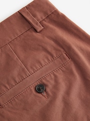 Rust Red Slim Fit Stretch Chinos Shorts - Image 8 of 9