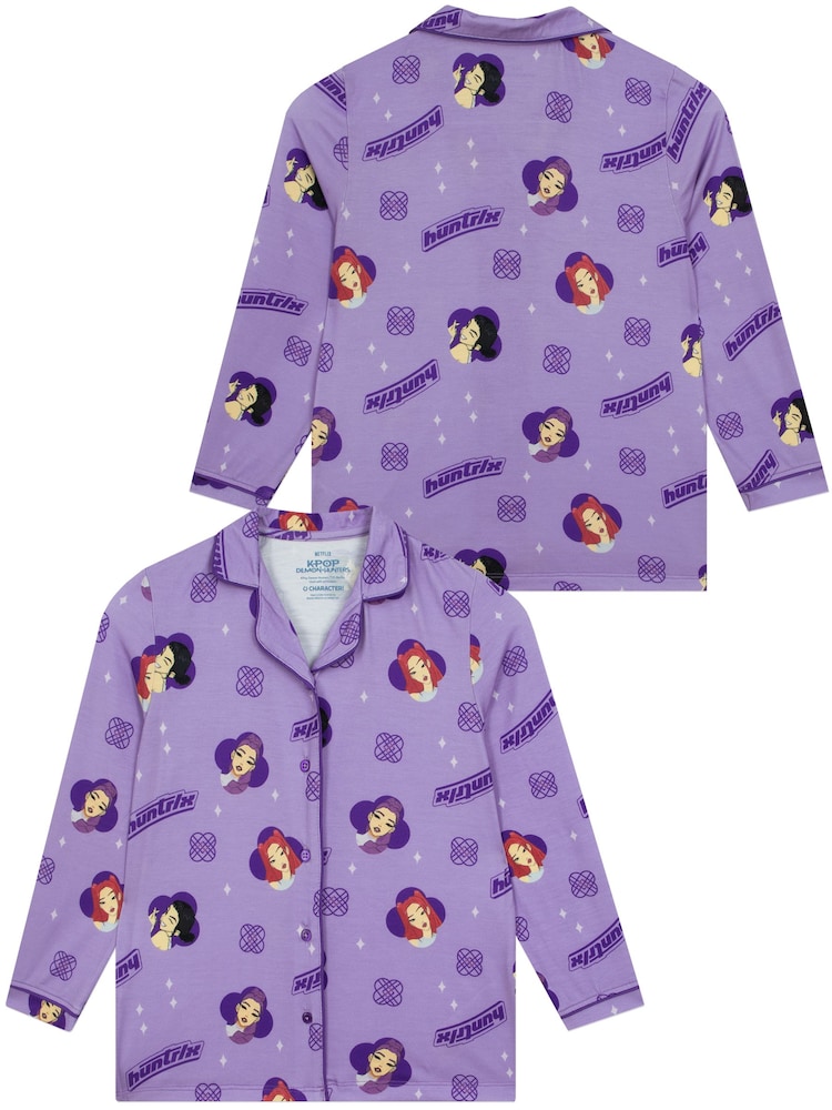 Character K Pop Demon Hutrix Button Up Pyjamas Set - Εικόνα 2 από 11