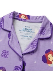 Character K Pop Demon Hutrix Button Up Pyjamas Set - Εικόνα 4 από 11