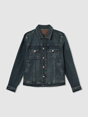 Paige Button Through Denim Jacket - Image 2 of 6