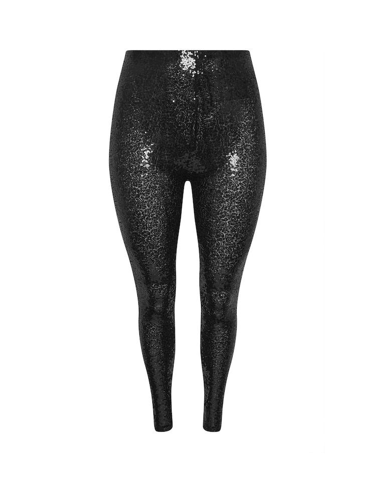Yours Curve Leggings mit Pailletten - Bild 5 von 5 Yours Curve Leggings mit Pailletten - Bild 5 von 5