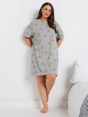 Yours Curve Hot Chocolate Sleep T-Shirt - Bild 2 von 5