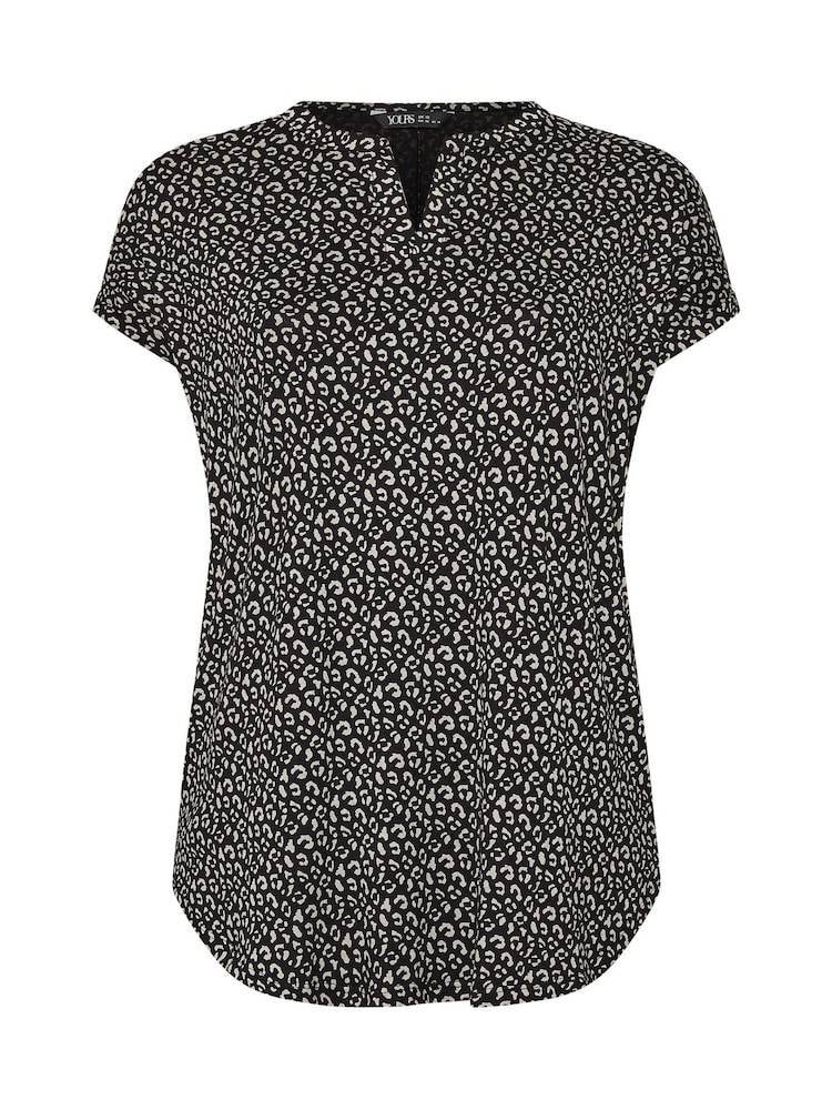 Yours Curve Top mit abstraktem Print - Bild 5 von 5 Yours Curve Top mit abstraktem Print - Bild 5 von 5