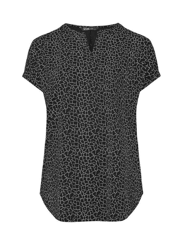 Yours Curve Top mit Einkerbung am Ausschnitt - Bild 5 von 5 Yours Curve Top mit Einkerbung am Ausschnitt - Bild 5 von 5