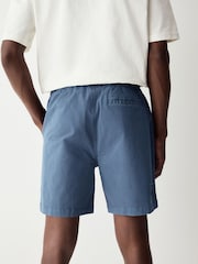 Blue Stretch Cotton Elasticated Waist Shorts - Image 3 of 10