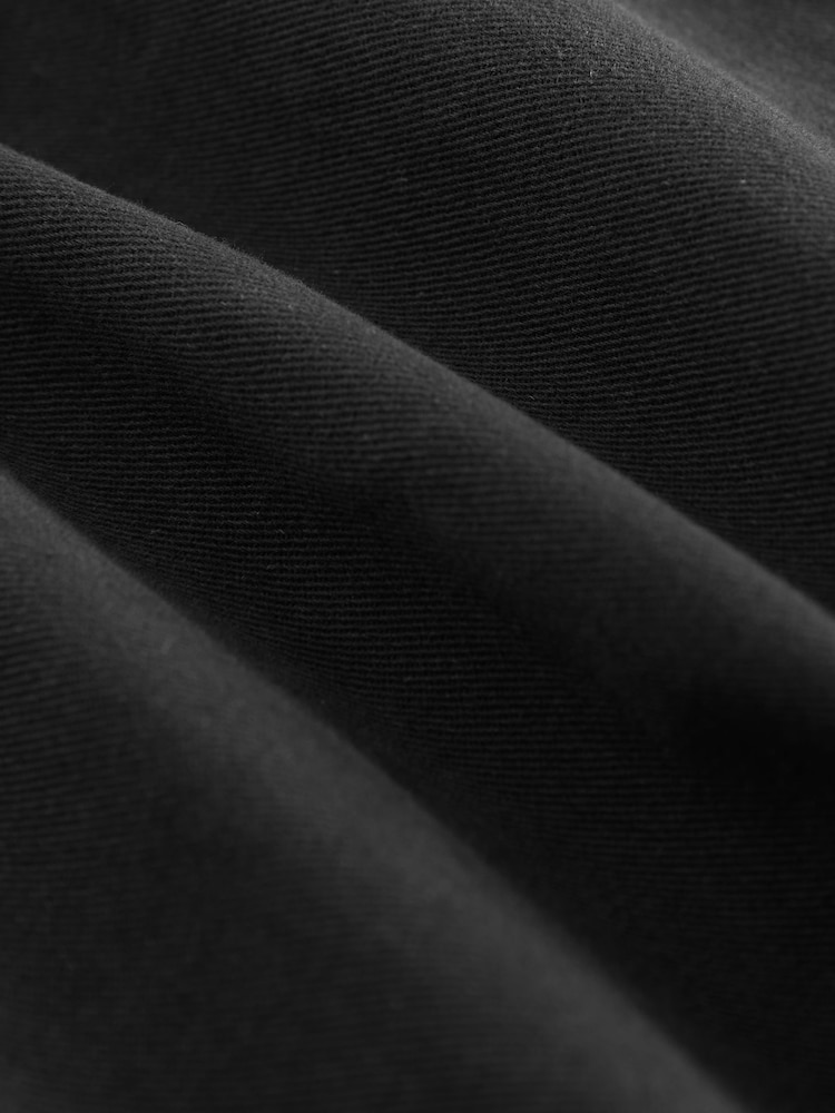 Black Stretch Cotton Elasticated Waist Shorts - Image 7 of 9