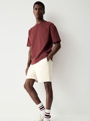 Ecru Stretch Cotton Elasticated Waist Shorts - Image 2 of 10