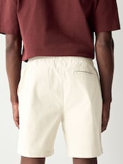 Ecru Stretch Cotton Elasticated Waist Shorts - Image 3 of 10