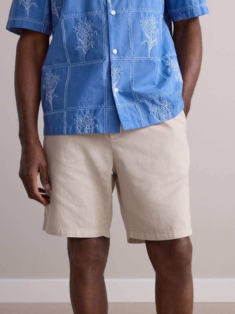 Stone Lightweight Elasticated Waist Shorts - Image 2 of 15