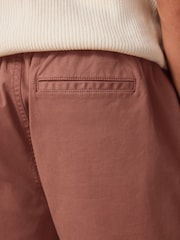 Rust Stretch Cotton Elasticated Waist Shorts - Image 6 of 11