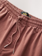 Rust Stretch Cotton Elasticated Waist Shorts - Image 8 of 11