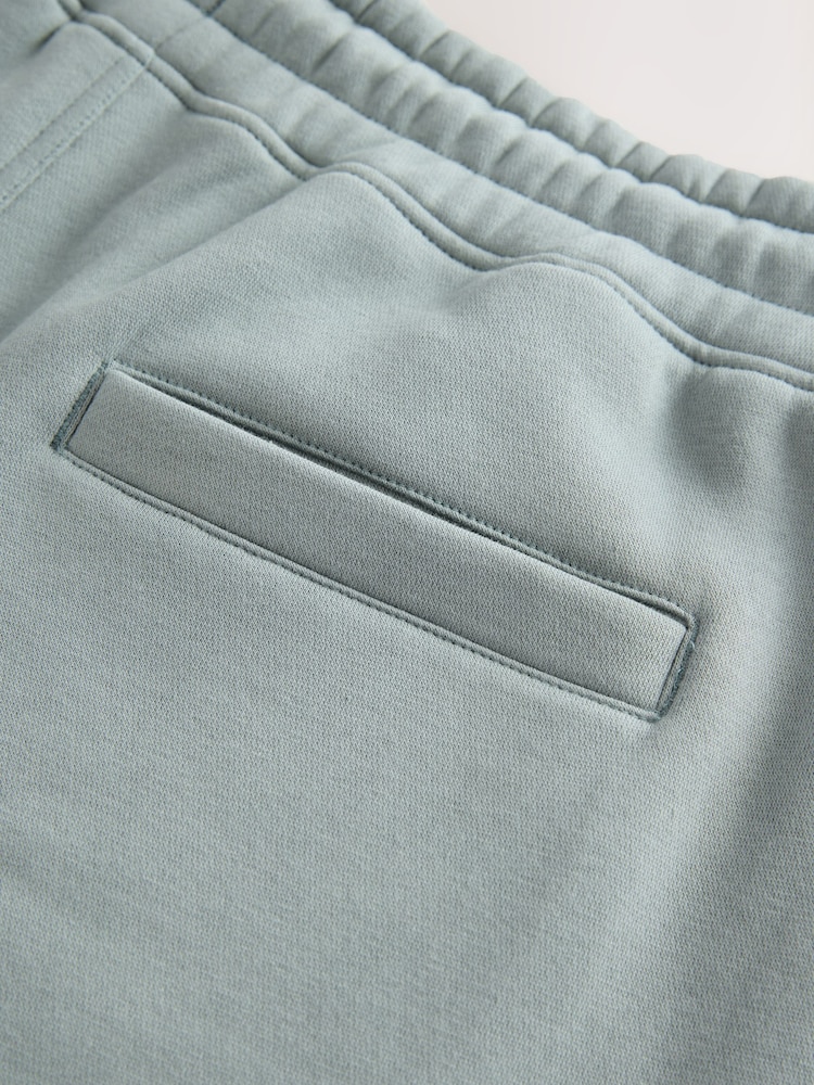 AirForce Blue Brushed Jersey Zip Pocket Shorts - Image 8 of 9