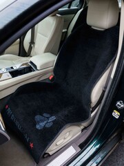 Pet Rebellion Black Carpet Universal Size Single Car Seat D Cover - Image 1 of 3