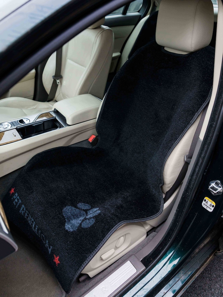 Pet Rebellion Black Carpet Universal Size Single Car Seat D Cover - Image 1 of 3