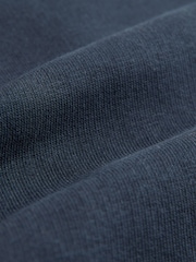 Navy Brushed Jersey Zip Pocket Shorts - Image 7 of 8