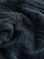 Azul marino - Patterned Towel Jersey Shorts - Imagen 6 de 9
