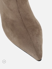 Simmi London Brundle Knähöga Ruched Kitten Heeled Stövlar - Bild 4 av 4
