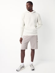 Light Grey Utility Jersey Shorts - Image 2 of 6