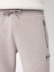 Light Grey Utility Jersey Shorts - Image 4 of 6