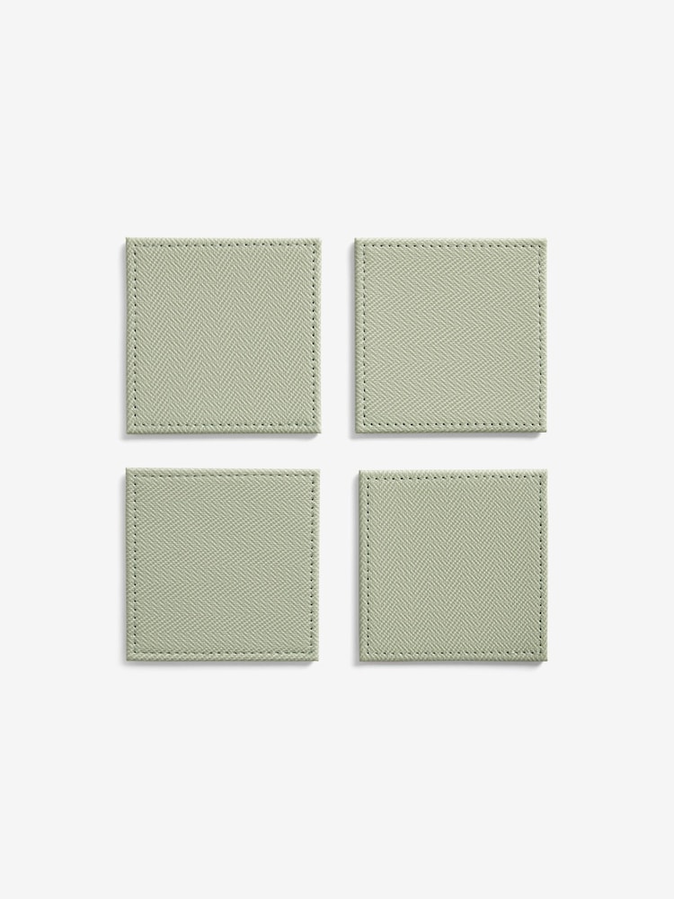 Komplet 4 obojestransko (nošenje) Faux Leather podstavek za kozarec/steklenico - Slika 3 iz 3 Komplet 4 obojestransko (nošenje) Faux Leather podstavek za kozarec/steklenico - Slika 3 iz 3