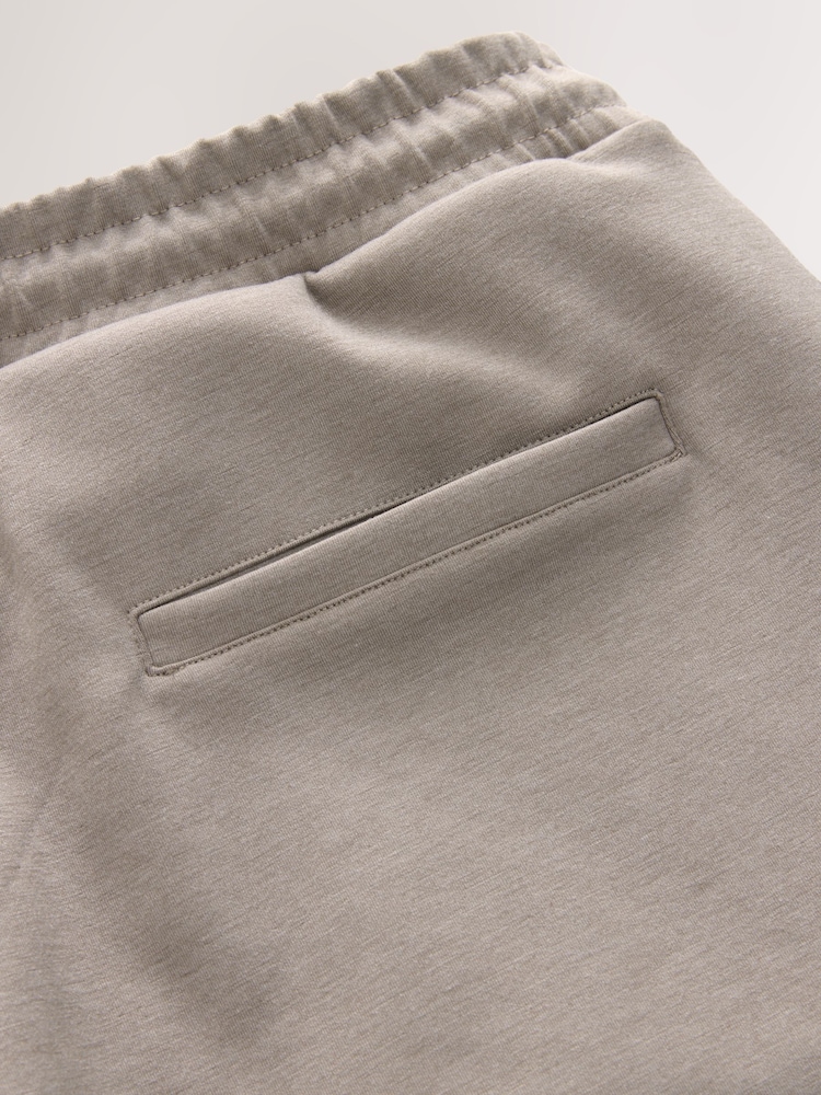 Mink Brown Jersey Cargo Shorts - Image 9 of 9 Mink Brown Jersey Cargo Shorts - Image 9 of 9
