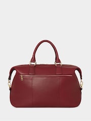 OSPREY LONDON Red The Adaline Leather Weekender - Image 1 of 3