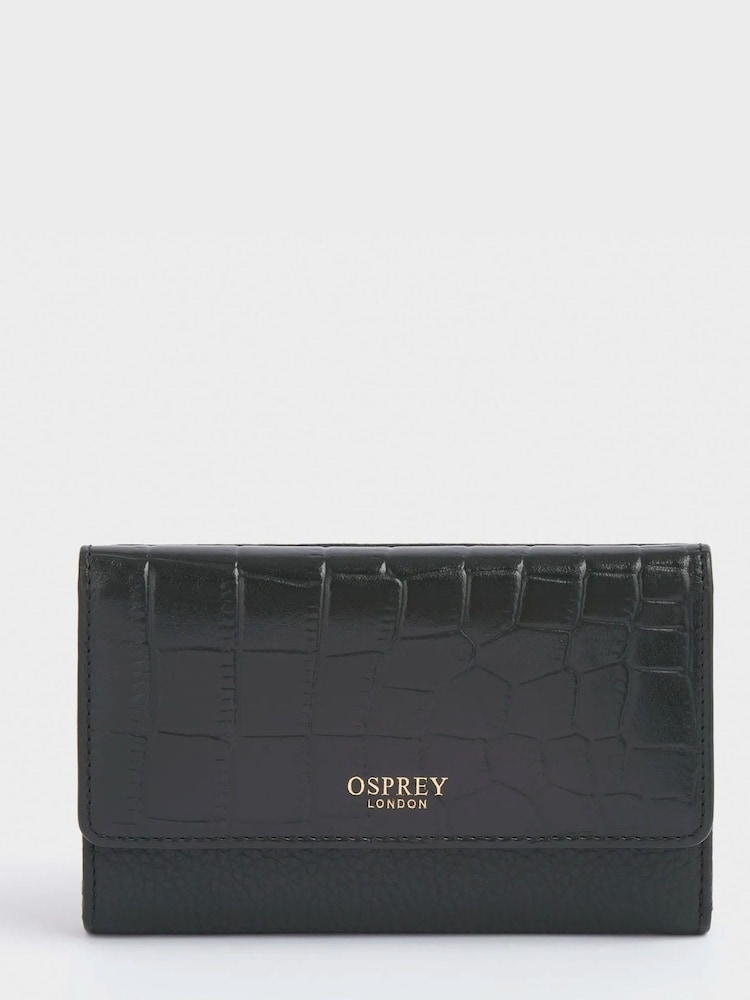 OSPREY LONDON The Kellie Leather Matinee Black Purse - Image 1 of 5