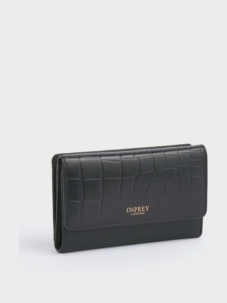 OSPREY LONDON The Kellie Leather Matinee Black Purse - Image 2 of 5