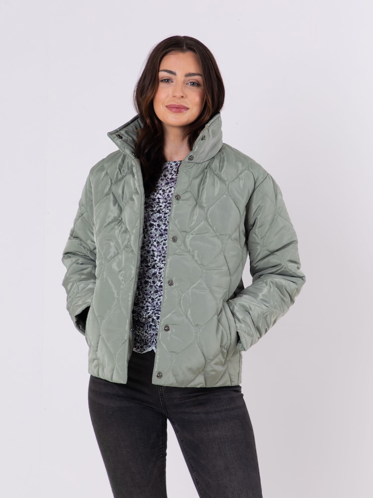 Lakeland Clothing Green Lisa Quilted Jacket - Image 1 of 7