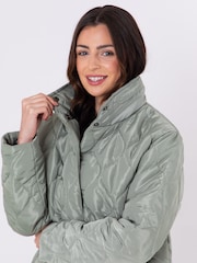 Lakeland Clothing Green Lisa Quilted Jacket - Image 2 of 7