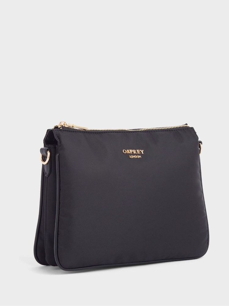 OSPREY LONDON The Wanderer Nylon Cross-Body Bag - Image 2 of 5 OSPREY LONDON The Wanderer Nylon Cross-Body Bag - Image 2 of 5