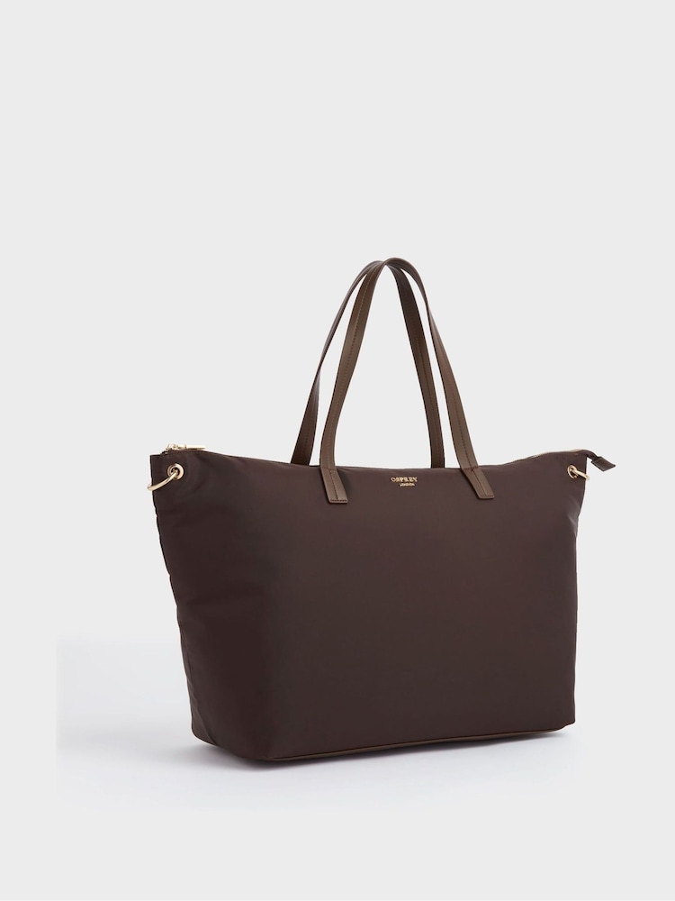 OSPREY LONDON The Wanderer Nylon Black Weekender With Pouch - Image 2 of 5
