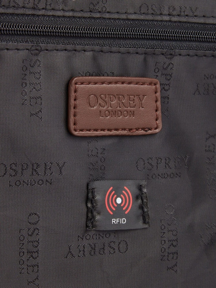 OSPREY LONDON The Wanderer Nylon Black Weekender With Pouch - Image 5 of 5