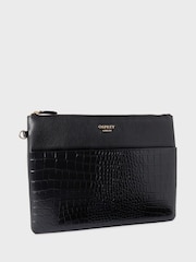 OSPREY LONDON The Kellie Leather Tech Sleeve Black Bag - Image 2 of 6