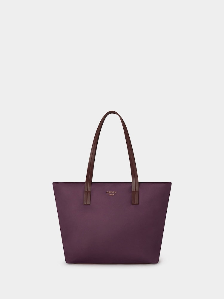 OSPREY LONDON Purple The Wanderer Nylon Tote Bag - Image 1 of 5