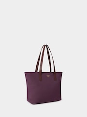 OSPREY LONDON Purple The Wanderer Nylon Tote Bag - Image 2 of 5