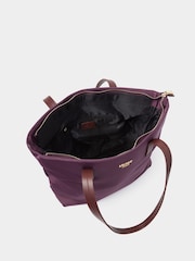 OSPREY LONDON Purple The Wanderer Nylon Tote Bag - Image 3 of 5
