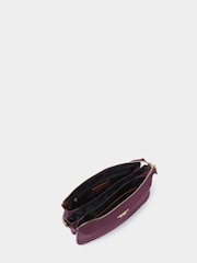 OSPREY LONDON Purple The Wanderer Nylon Crossbody Bag - Image 4 of 5