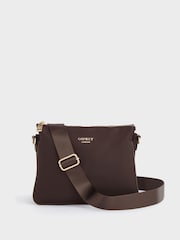 OSPREY LONDON Purple The Wanderer Nylon Crossbody Bag - Image 1 of 5