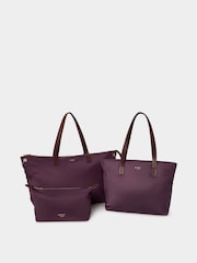 OSPREY LONDON The Wanderer Nylon Black Weekender With Pouch - Image 6 of 6