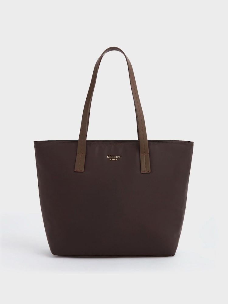 OSPREY LONDON Purple The Wanderer Nylon Tote Bag - Image 1 of 5
