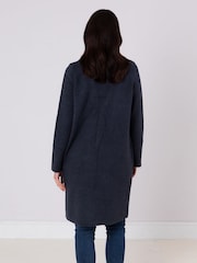 Lakeland Clothing Blue Nars Longline Coat - Image 3 of 7