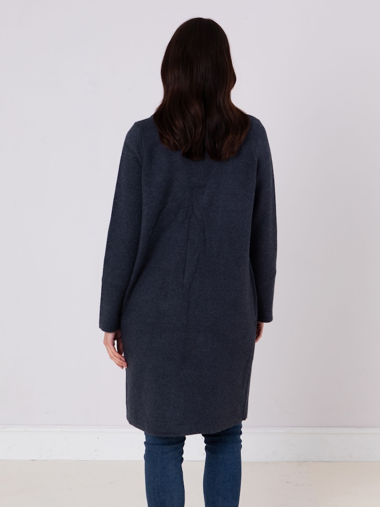 Lakeland Clothing Blue Nars Longline Coat - Image 3 of 7