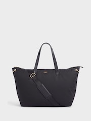 OSPREY LONDON The Wanderer Nylon Black Weekender With Pouch - Image 2 of 7