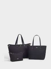 OSPREY LONDON The Wanderer Nylon Black Weekender With Pouch - Image 7 of 7